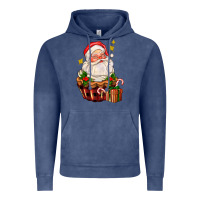 Vintage Denim santa claus cupcake Vintage Hoodie - AdoDesignShop