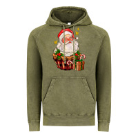 Vintage Olive santa claus cupcake Vintage Hoodie - AdoDesignShop