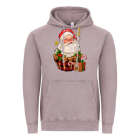 Vintage Zinc santa claus cupcake Vintage Hoodie - AdoDesignShop