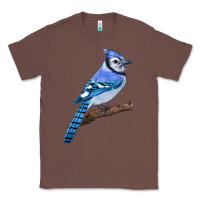 Chestnut Blue Jay Bird Classic Tee - LillyAllenDesigns