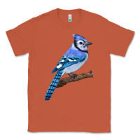 Copper Blue Jay Bird Classic Tee - LillyAllenDesigns