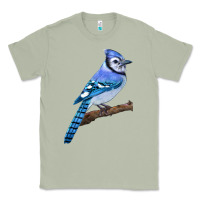 Matcha Blue Jay Bird Classic Tee - LillyAllenDesigns