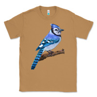 Toasted Coconut Blue Jay Bird Classic Tee - LillyAllenDesigns