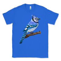 True Royal Blue Jay Bird Classic Tee - LillyAllenDesigns