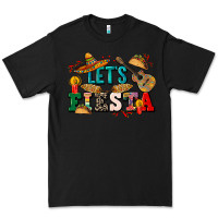 Black Let's fiesta Premium Tee - CTS Tumbler Store