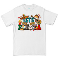 White Let's fiesta Premium Tee - CTS Tumbler Store