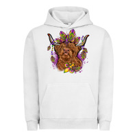Pigment Lunar Rock mardi gras cow Urban Hoodie - OliviaCreatesArt