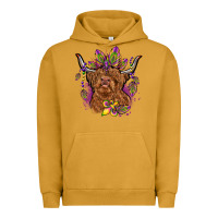 Mardi Gras Cow Urban Hoodie | Teevron