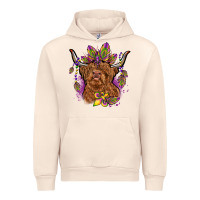 Sandshell mardi gras cow Urban Hoodie - OliviaCreatesArt
