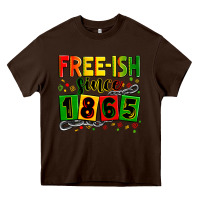 Chocolate Brown free ish since 1865 Heavy Core Tee - Zillion Design Studio