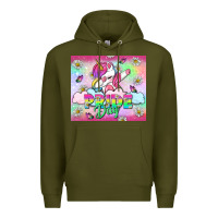 Army Green Pride Day LGBTQ+ Premium Hoodie - NancyCooperArtShop