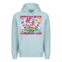 Blue Mist Pride Day LGBTQ+ Premium Hoodie - NancyCooperArtShop