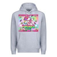 Heather Grey Pride Day LGBTQ+ Premium Hoodie - NancyCooperArtShop