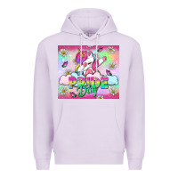 Lilac Pride Day LGBTQ+ Premium Hoodie - NancyCooperArtShop
