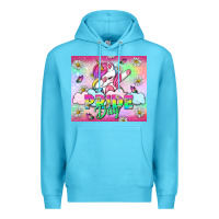 Ocean Blue Pride Day LGBTQ+ Premium Hoodie - NancyCooperArtShop