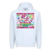 White Pride Day LGBTQ+ Premium Hoodie - NancyCooperArtShop