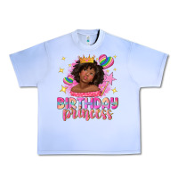 Grape Ice birthday princess with afro girl Urban Heavy Tee - NancyCooperArtShop