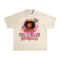 Sandshell birthday princess with afro girl Urban Heavy Tee - NancyCooperArtShop