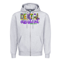 Heather Grey Crawfish season mardi gras Zipper Hoodie - BundleAndBundleShop