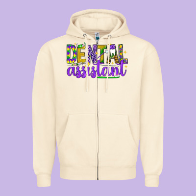 Crawfish Season Mardi Gras Zipper Hoodie Designed By Bundleandbundleshop
