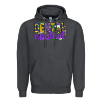 Smoke Crawfish season mardi gras Zipper Hoodie - BundleAndBundleShop