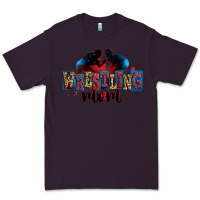 Plum wrestling mom Premium Tee - Zillion Design Studio
