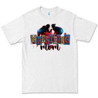 White wrestling mom Premium Tee - Zillion Design Studio