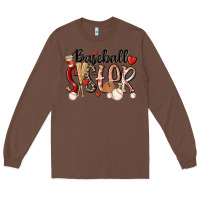 Chestnut baseball sister Long Sleeve Tee - MaliasSmallBusiness