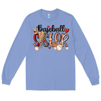 Colony Blue baseball sister Long Sleeve Tee - MaliasSmallBusiness