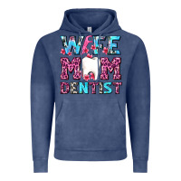 Vintage Denim Wife Mom Dentist With Tooth And Floss Vintage Hoodie - AdoDesignShop