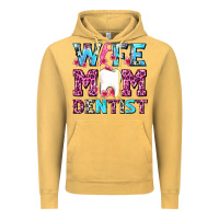 Vintage Mustard Wife Mom Dentist With Tooth And Floss Vintage Hoodie - AdoDesignShop