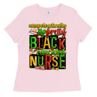 Bubblegum Pink unapologetically pretty black and educated nurse Ladies Tee - Zillion Design Studio