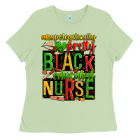 Matcha unapologetically pretty black and educated nurse Ladies Tee - Zillion Design Studio
