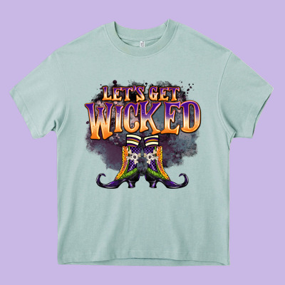 Lets Get Wıcked Heavy Core Tee Designed By Barkaloodesign