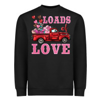 Black loads of love truck Heavyweight Sweatshirt - BarkalooDesign