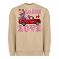 Mushroom loads of love truck Heavyweight Sweatshirt - BarkalooDesign