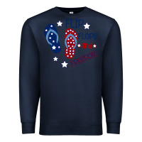 Navy Flip Flops and Freedom Premium Sweatshirt - Bettercallsaul