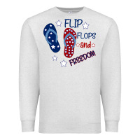 Flip Flops And Freedom Premium Sweatshirt | Teevron