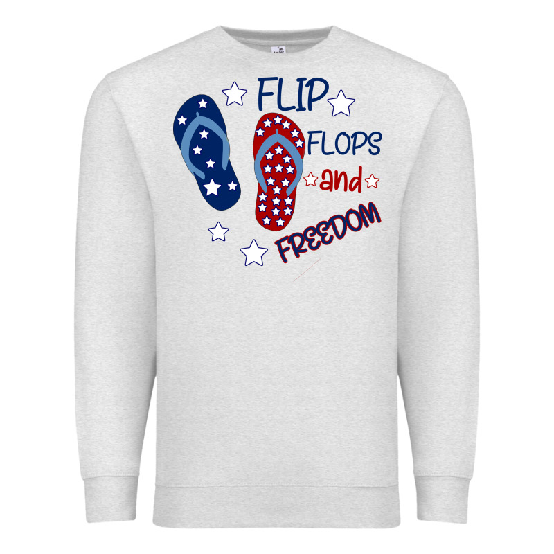 Flip Flops And Freedom Premium Sweatshirt by Bettercallsaul | Teevron
