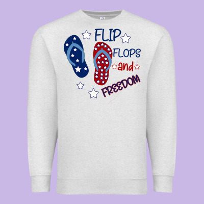 Flip Flops And Freedom Premium Sweatshirt Designed By Bettercallsaul