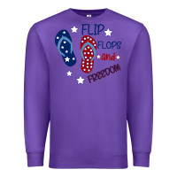 Purple Flip Flops and Freedom Premium Sweatshirt - Bettercallsaul