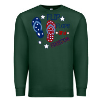Sports Green Flip Flops and Freedom Premium Sweatshirt - Bettercallsaul