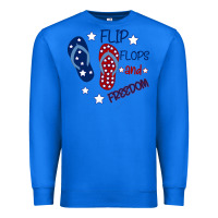 True Royal Flip Flops and Freedom Premium Sweatshirt - Bettercallsaul