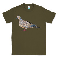 Army Green American Dove Classic Tee - LillyAllenDesigns