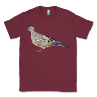 Burgundy American Dove Classic Tee - LillyAllenDesigns