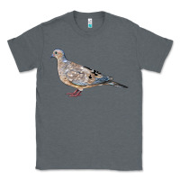 Charcoal Heather American Dove Classic Tee - LillyAllenDesigns
