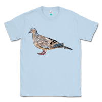 Dusty Blue American Dove Classic Tee - LillyAllenDesigns