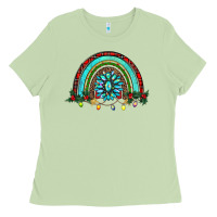Matcha gemstone christmas rainbow Ladies Tee - RanaPortraitStore