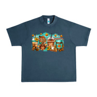 Midnight Navy thanksgiving coffee Urban Heavy Tee - Jasminsmagicworld