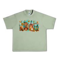 Oil Green thanksgiving coffee Urban Heavy Tee - Jasminsmagicworld